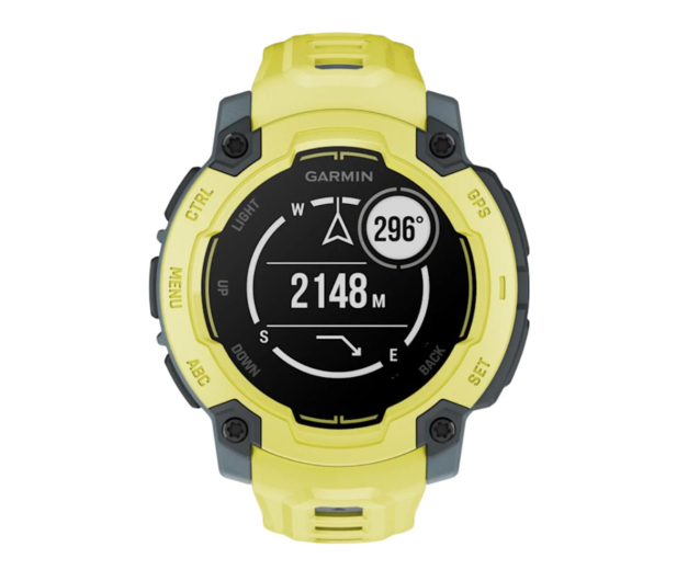 GARMIN Instinct E 45mm Żółtoniebieski (010-02933-01) - 1310378 - zdjęcie 2